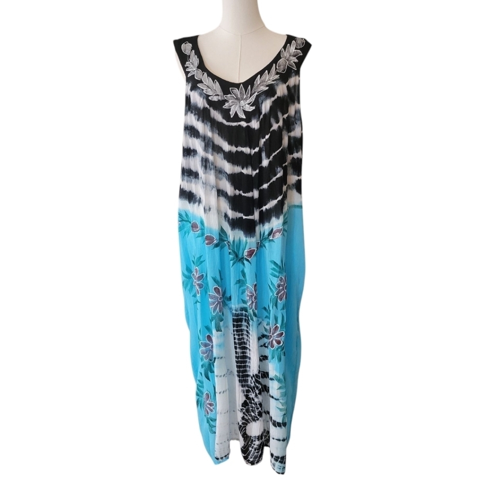 Exist Sleeveless Bojo Beach Maxi Dress One‎ Size Fits Most